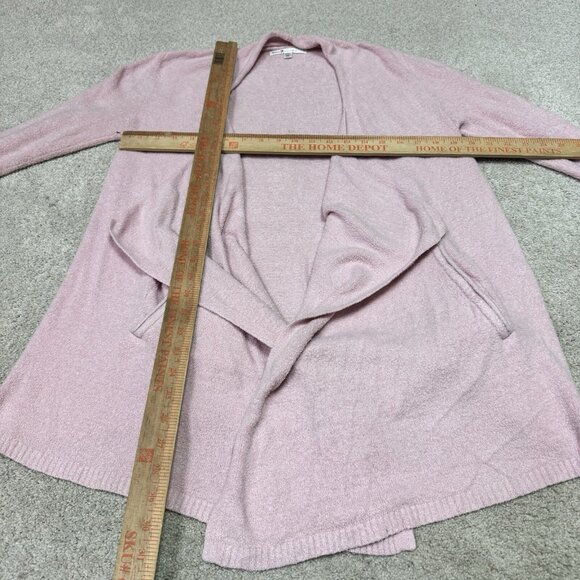 Seven7 Cardigan Women’s Pink Long Sleeve Pockets Size Small - Picture 2 of 11